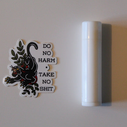 Do No Harm, Take No Shit | Traditional Flash Panther Sticker