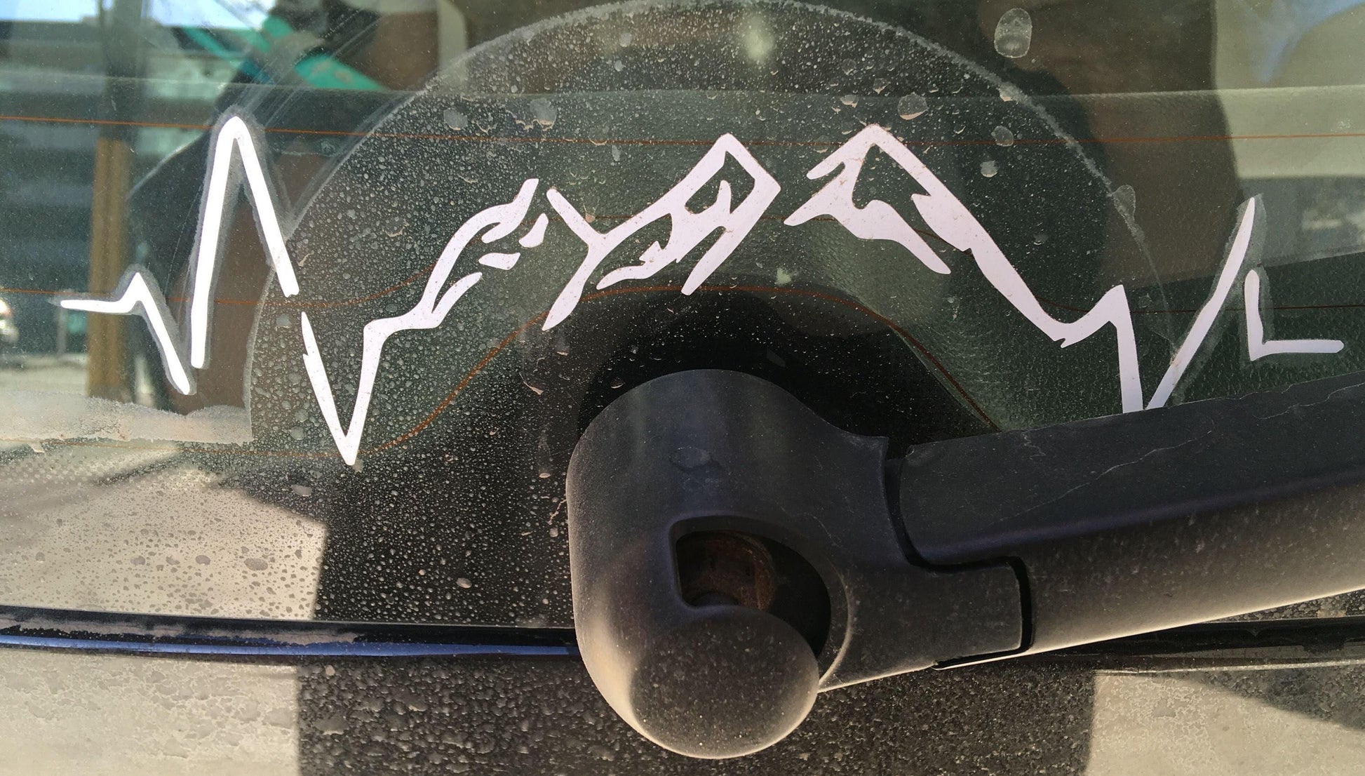 Mountain Heartbeat | Permanent Vinyl Decal