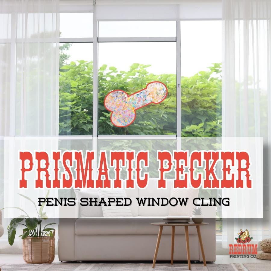 The Prismatic Pecker | Penis Shaped Prism Suncatcher