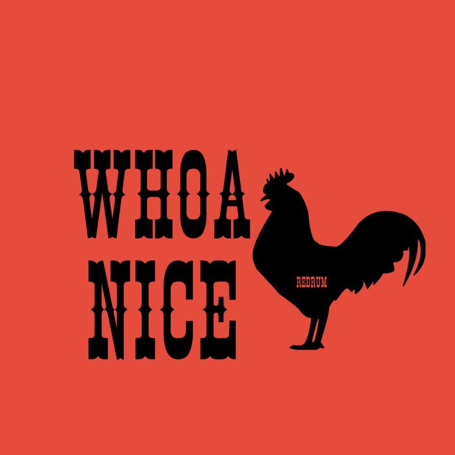Whoa, Nice Cock | Rooster Toilet Seat Vinyl Decal