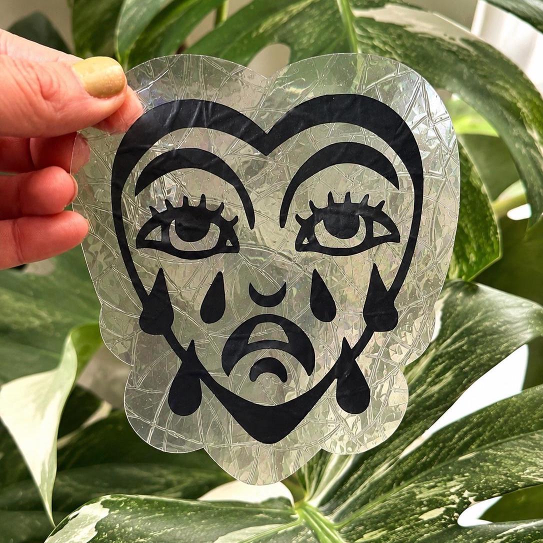 The Crying Heart | Bert Grimm Inspired Prism Suncatcher