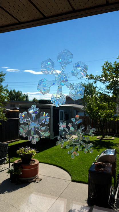 Snowflake Trio | Prism Suncatcher Pack