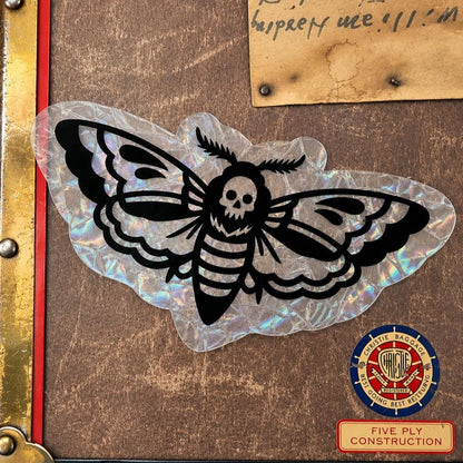 Death's-head Hawkmoth | Traditional Flash Prism Suncatcher