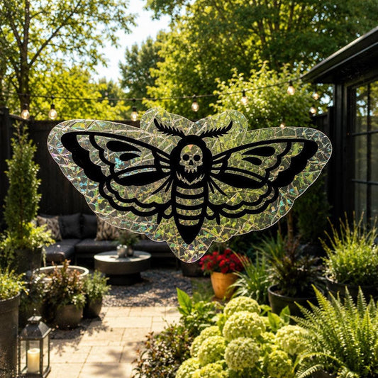 Death's-head Hawkmoth | Traditional Flash Prism Suncatcher