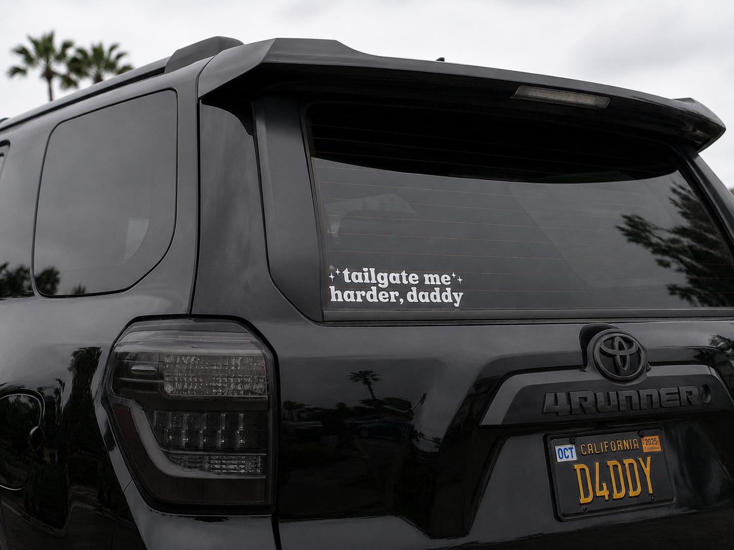 Tailgate Me Harder, Daddy | Vinyl Car Decal